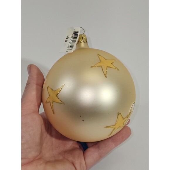 KSD Vintage Italian Blown Glass Christmas Ornament Holiday Decor Ball Angel NEW - Picture 3 of 6